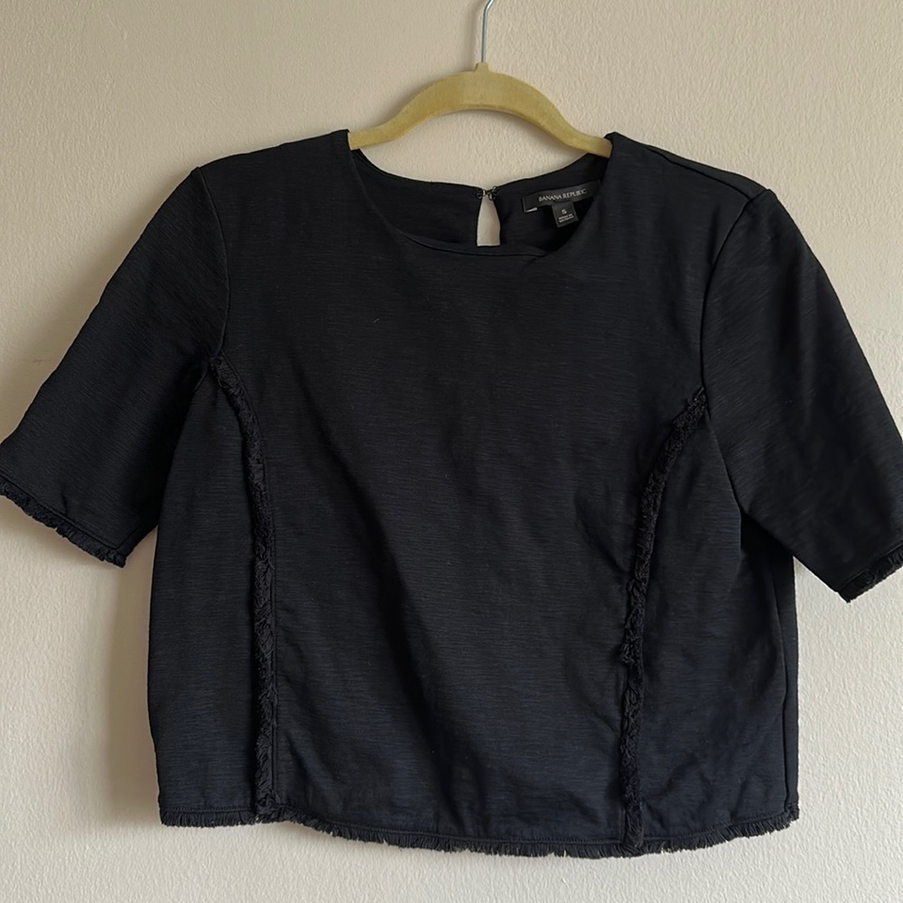 Banana Republic cropped blouse